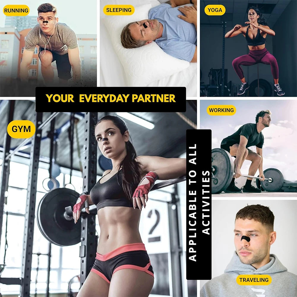 Ultimate Anti-Snoring Nose Strips for Better Sleep - Breathable Nasal Patches for Improved Breathing and Comfort