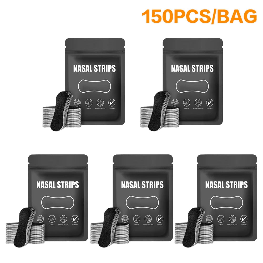 Ultimate Anti-Snoring Nose Strips for Better Sleep - Breathable Nasal Patches for Improved Breathing and Comfort